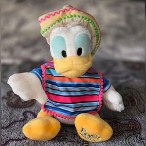 Disney Parks Donald Duck Sombrero Pancho Epcot Mexico Plush Stuff Toy